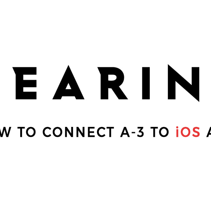 [EARIN] How to connect EARIN A-3 to App