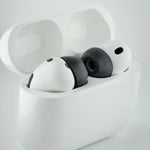 Load image into Gallery viewer, Comply TrueGrip earbud tips on Apple Airpods Pro 3 in the Airpods casing