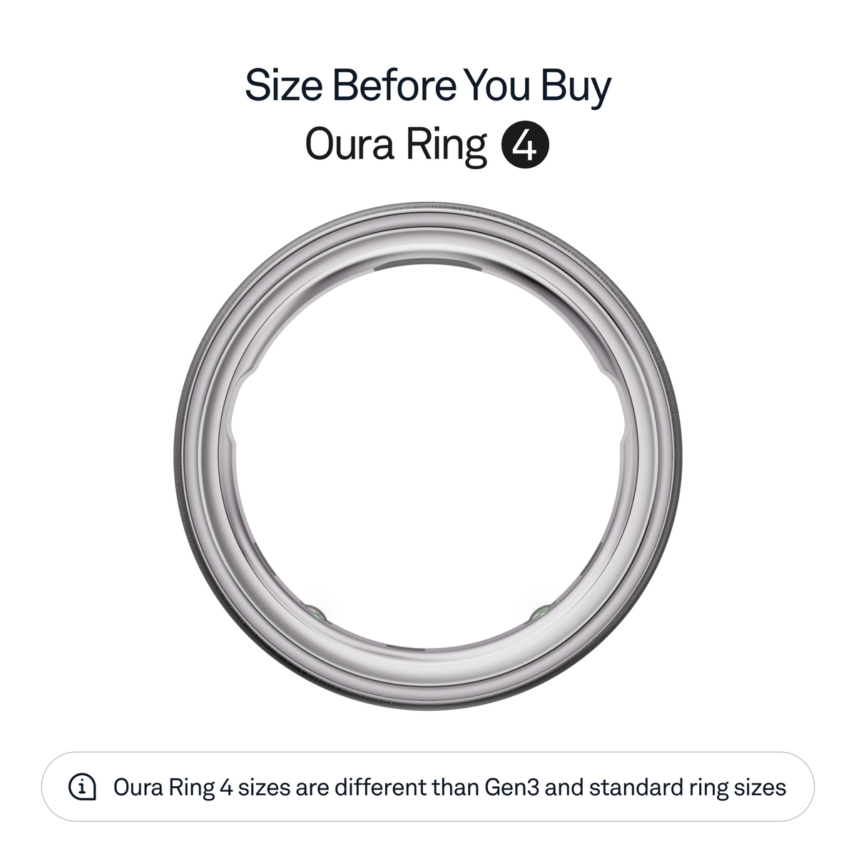 健康アクセサリー OURA Oura Ring 4 SILVER US8 Oura Ring 4 Brushed Silver – WEAREREADY.SG
