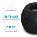 Load image into Gallery viewer, close up of Comply TSX-400 Comfort Plus highlighting fit, performance and comfort