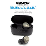 Load image into Gallery viewer, Comply TrueGrip Pro for Jabra Elite 75t / Active 75t (TW-170-A) fitted on earbud and placed in case