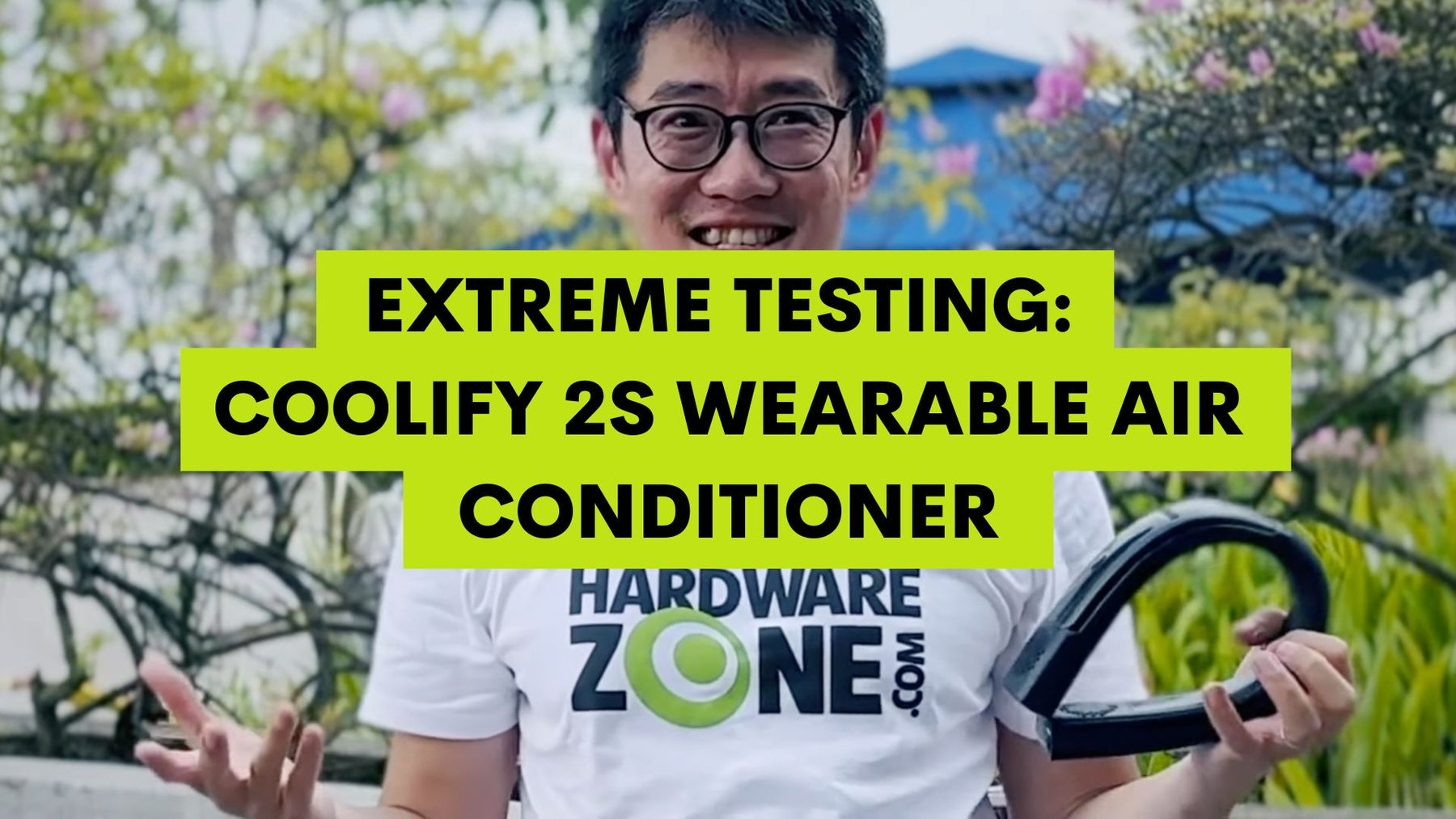 Extreme Testing: Coolify 2S Wearable Air Conditioner by HardwareZone SG