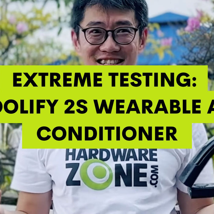 Extreme Testing: Coolify 2S Wearable Air Conditioner by HardwareZone SG