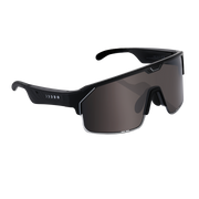Chamelo Music Shield black frame with smokey lenses