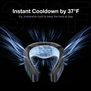 The inside of the Torras Coolify 3 with ice graphics as its mental plating and wind graphics coming out of its vents
