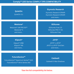 Load image into Gallery viewer, list of ear buds compatible with Comply™ 100 Series Foam Replacement Ear Tips