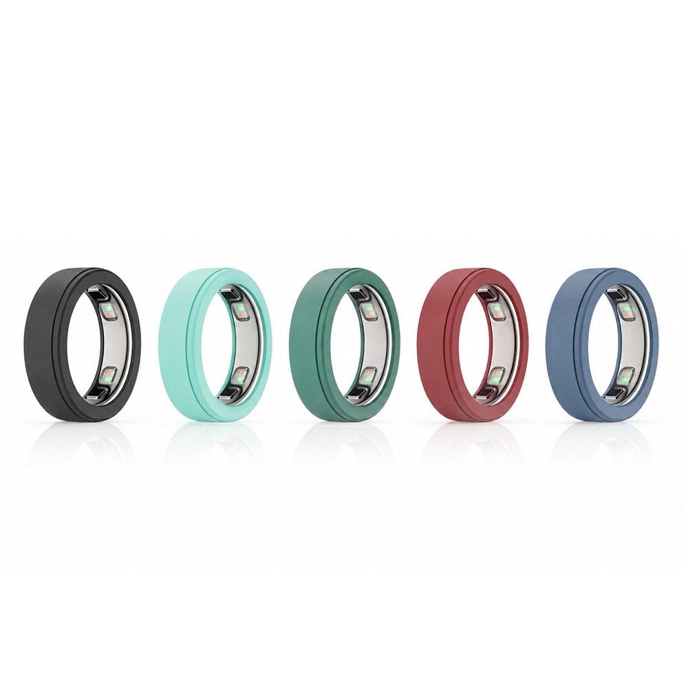 RidleyPro Colourful Ring Protectors Compatible with Oura Ring 5 (5-pack)