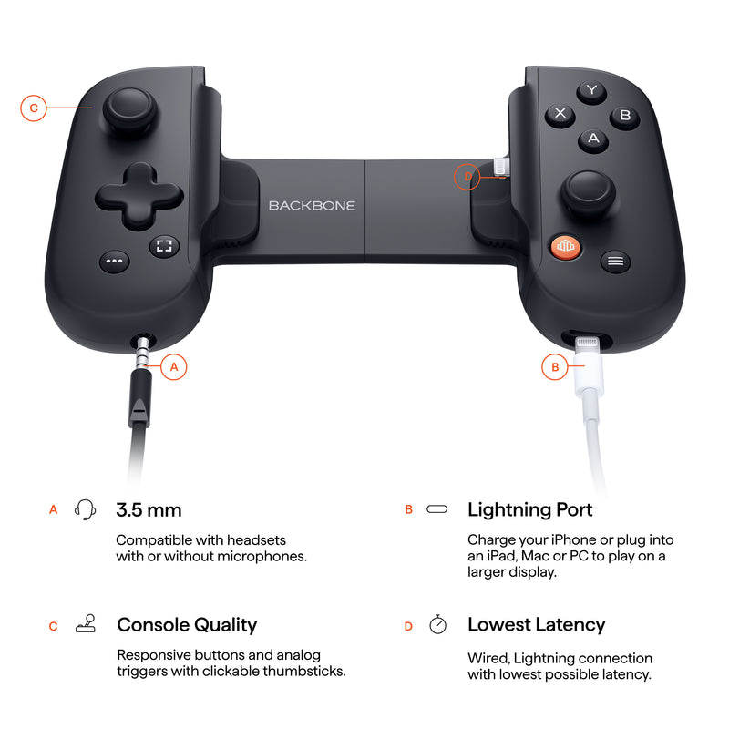 Backbone One for iPhone 14 & Older - Lightning