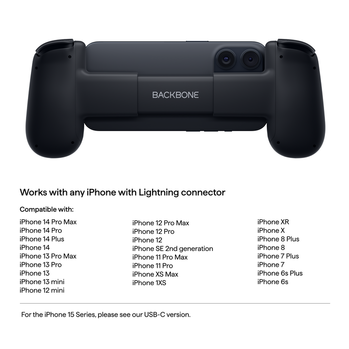 Backbone One for iPhone 14 & Older - Lightning