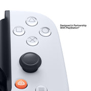 Close up of control buttons on the Backbone One lightning PlayStation edition