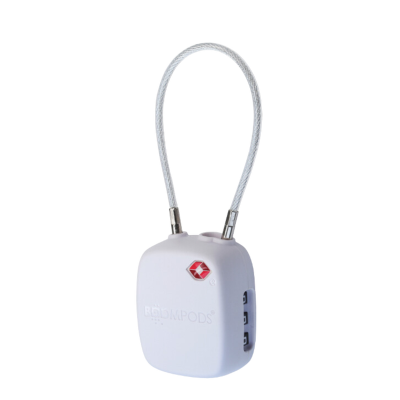 Boompods Tracker Lock - Apple Find My Rechargeable Luggage Tracker