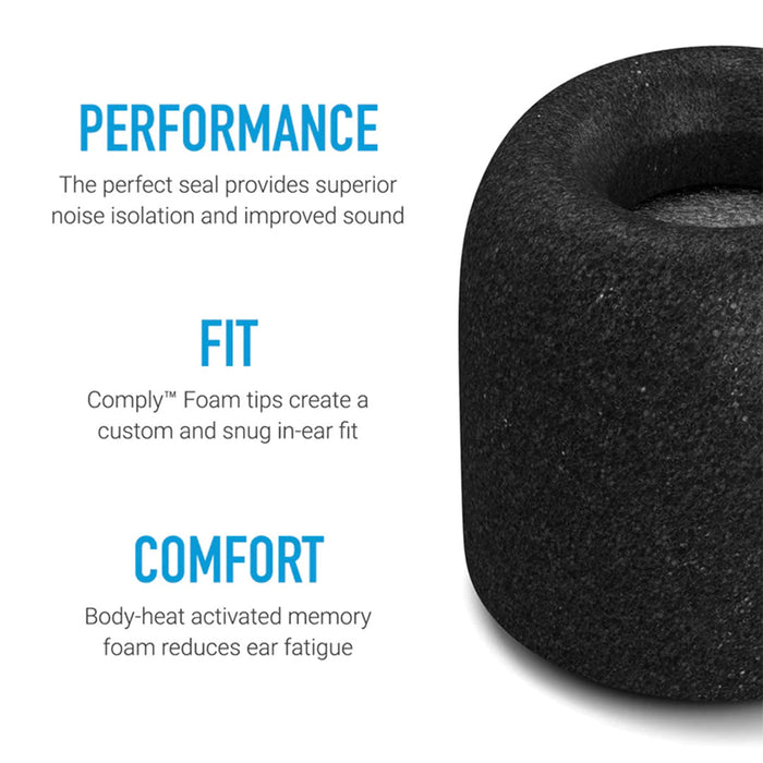 Comply™ 500 Series Foam Replacement Ear Tips (TZ-500/TRZ-500/TOZ-500)