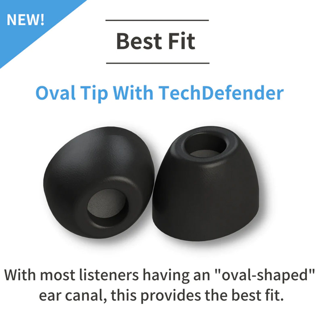 oval Comply™ 200 Series Foam Replacement Ear Tips with brief information on this variant 