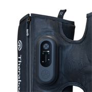 Close up of the control panel on the Therabody JetBoots Prime