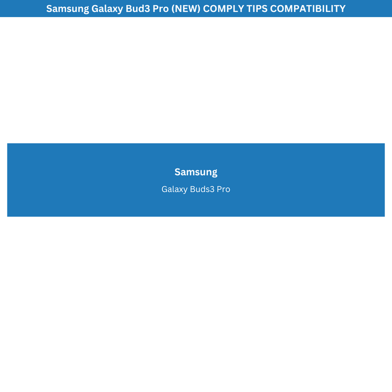 Comply TrueGrip Pro for Samsung Galaxy Buds3 Pro