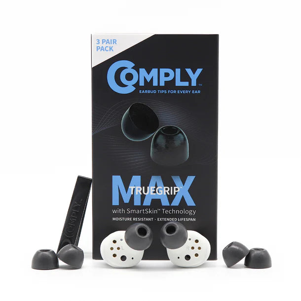 Comply Foam TW-400-C TrueGrip™/ TrueGrip MAX Premium Ear Tips for Sennheiser MOMENTUM 3 & 4 and ACCENTUM