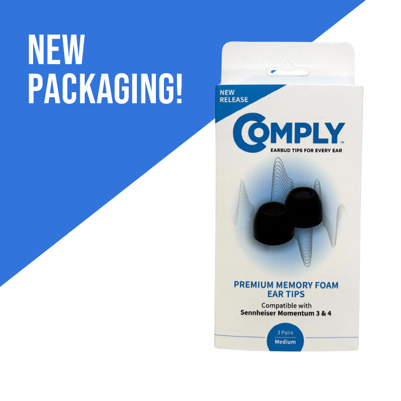 the packaging of Comply Foam TW-400-C NEW TrueGrip™ Premium Ear Tips