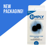 the packaging of Comply Foam TW-400-C NEW TrueGrip™ Premium Ear Tips