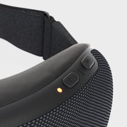 Close up of the buttons on the Therabody SmartGoggles