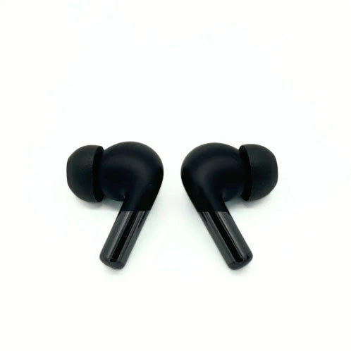 Comply True Grip Memory Foam Ear Tips on black earphones