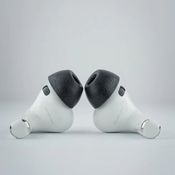Comply TrueGrip earbud tips packaging on Apple Airpods Pro 3 