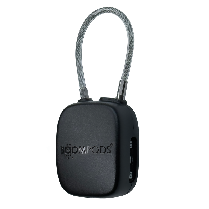 Boompods Tracker Lock - Apple Find My Rechargeable Luggage Tracker