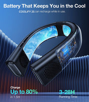Components in the TORRAS Coolify 2S are displayed with ice graphics on its cooling pads accompanied with battery information