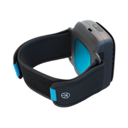 Back view of the Therabody RecoveryTherm Cube with strap