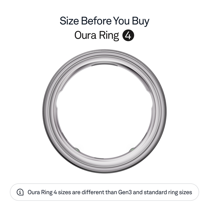 Oura Ring 4 Brushed Silver