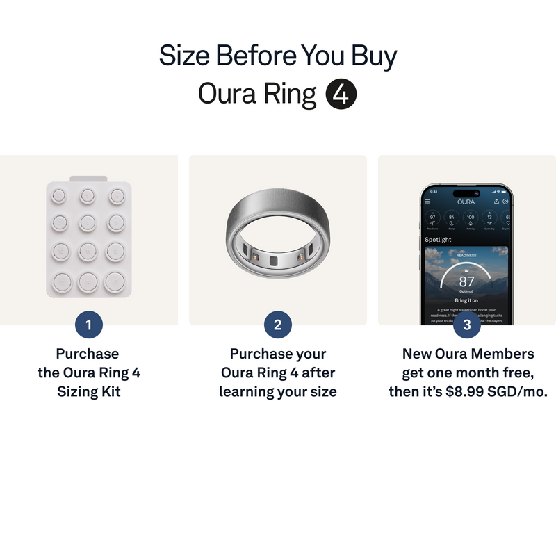 Oura Ring 4 Brushed Silver