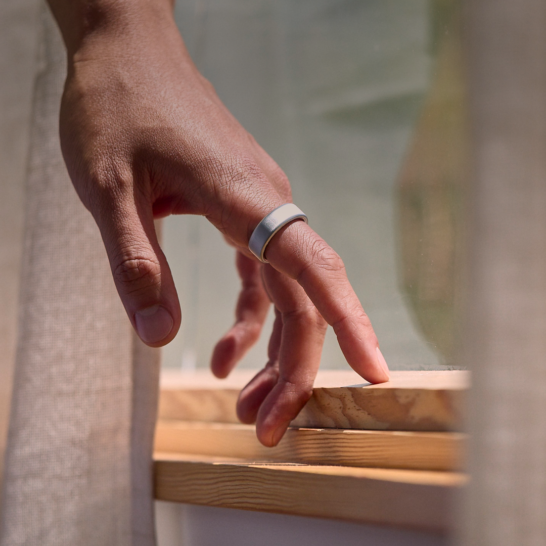 健康アクセサリー OURA Oura Ring 4 SILVER US8 Oura Ring 4 Brushed Silver – WEAREREADY.SG