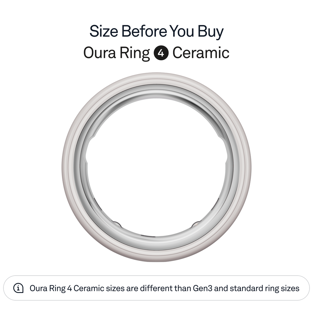 Oura Ring 4 Ceramic Cloud