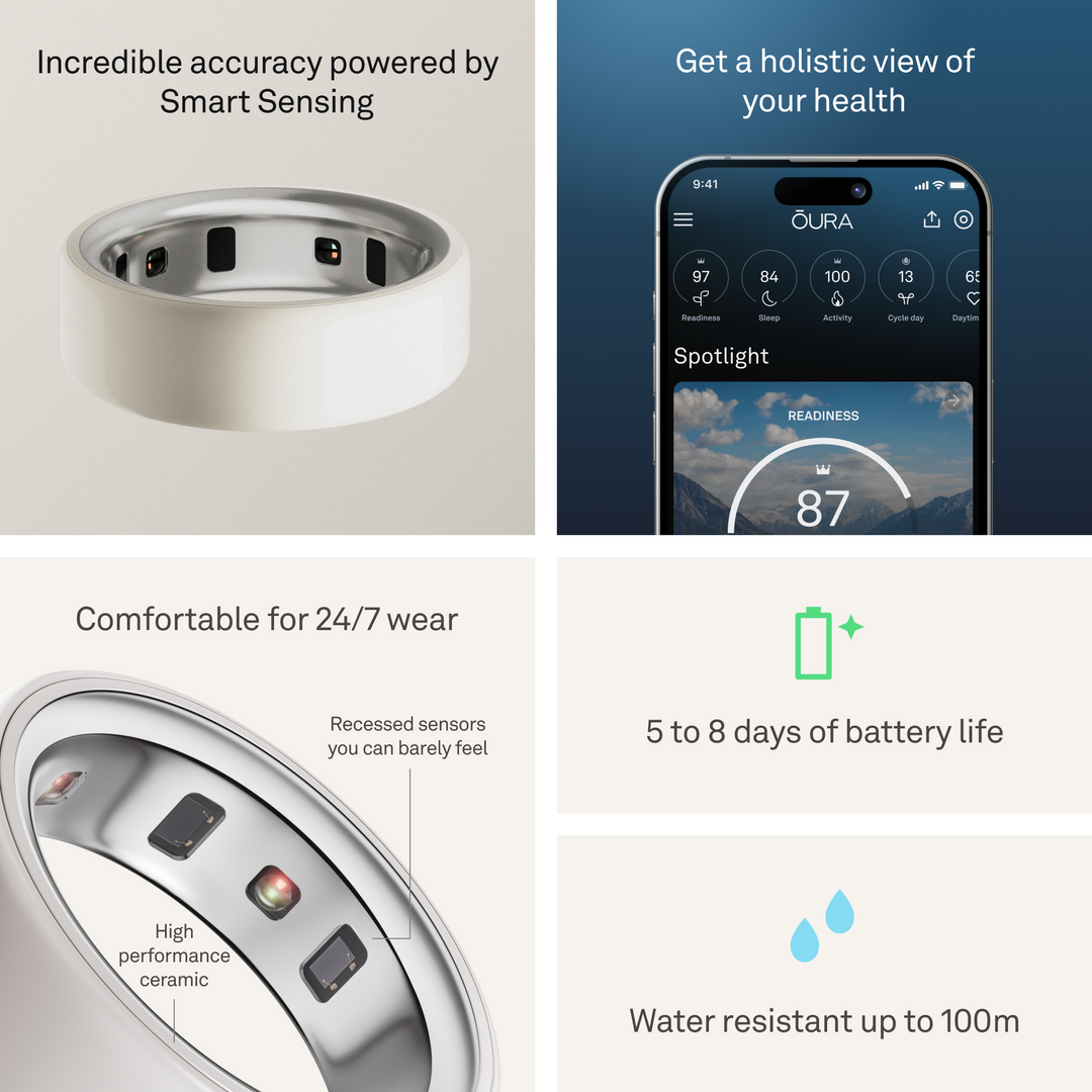 Oura Ring 4 Ceramic Cloud