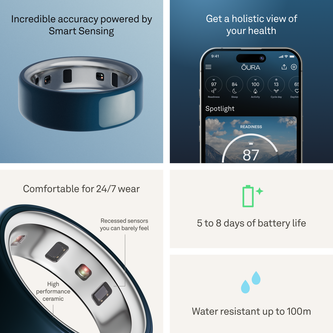 Oura Ring 4 Ceramic Midnight