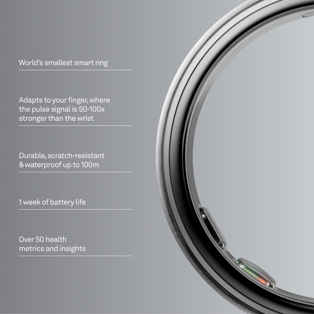 Oura Ring 5 Brushed Silver