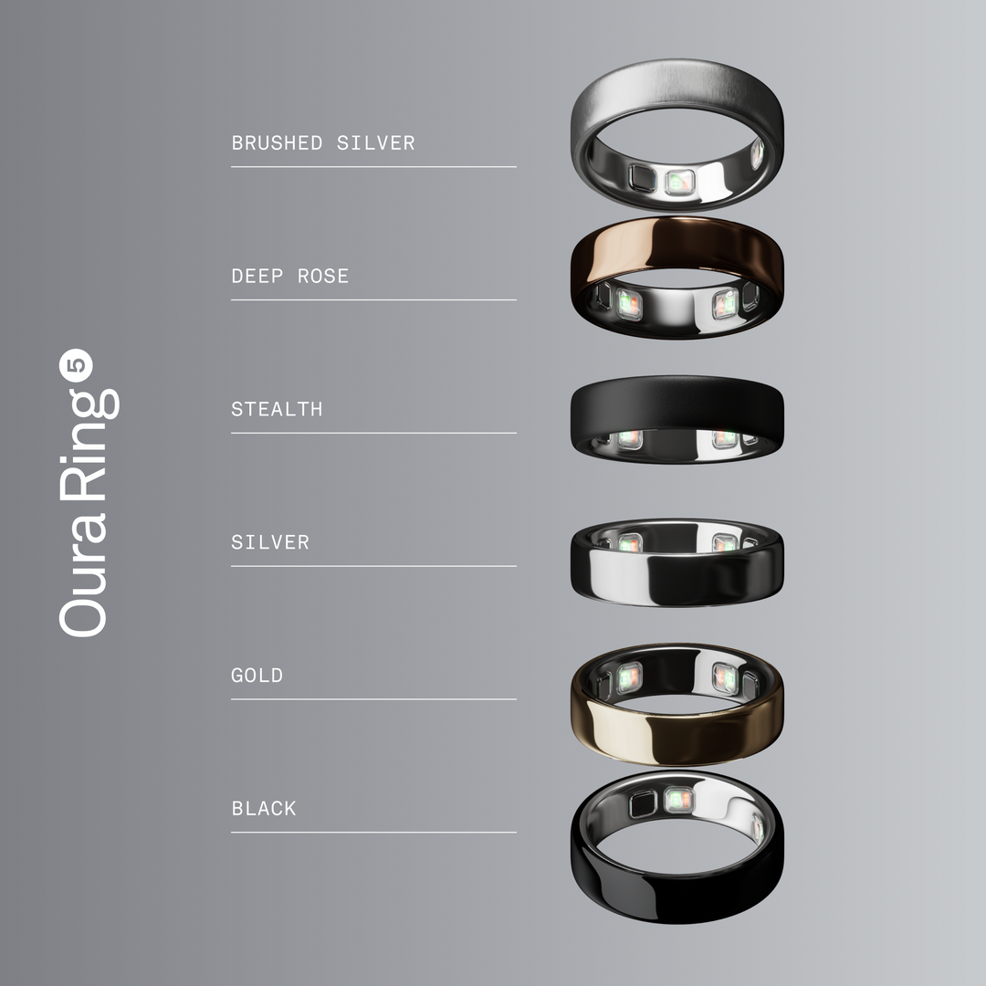 Oura Ring 5 Brushed Silver