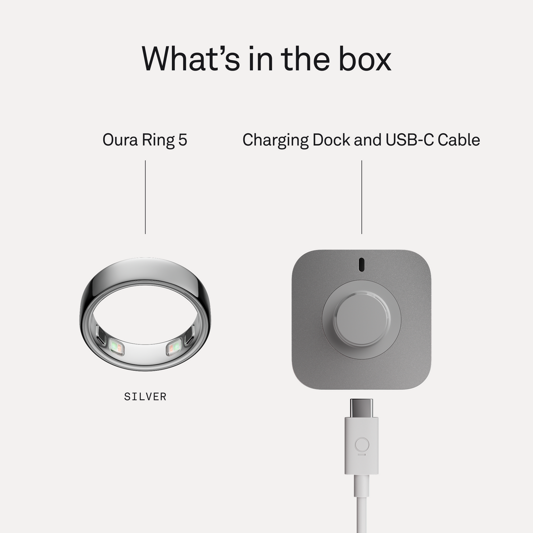 Oura Ring 5 Silver