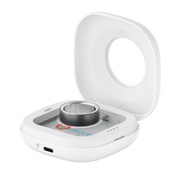 Portable Charging Case for Oura Ring 4/5 Docks, 50-Day Runtime, White
