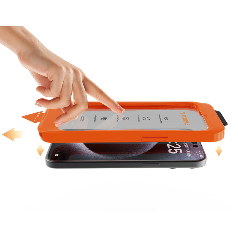 TORRAS GlassGo Unbreakable Tempered Screen Protector for iPhone 16 Series (1 Pack)