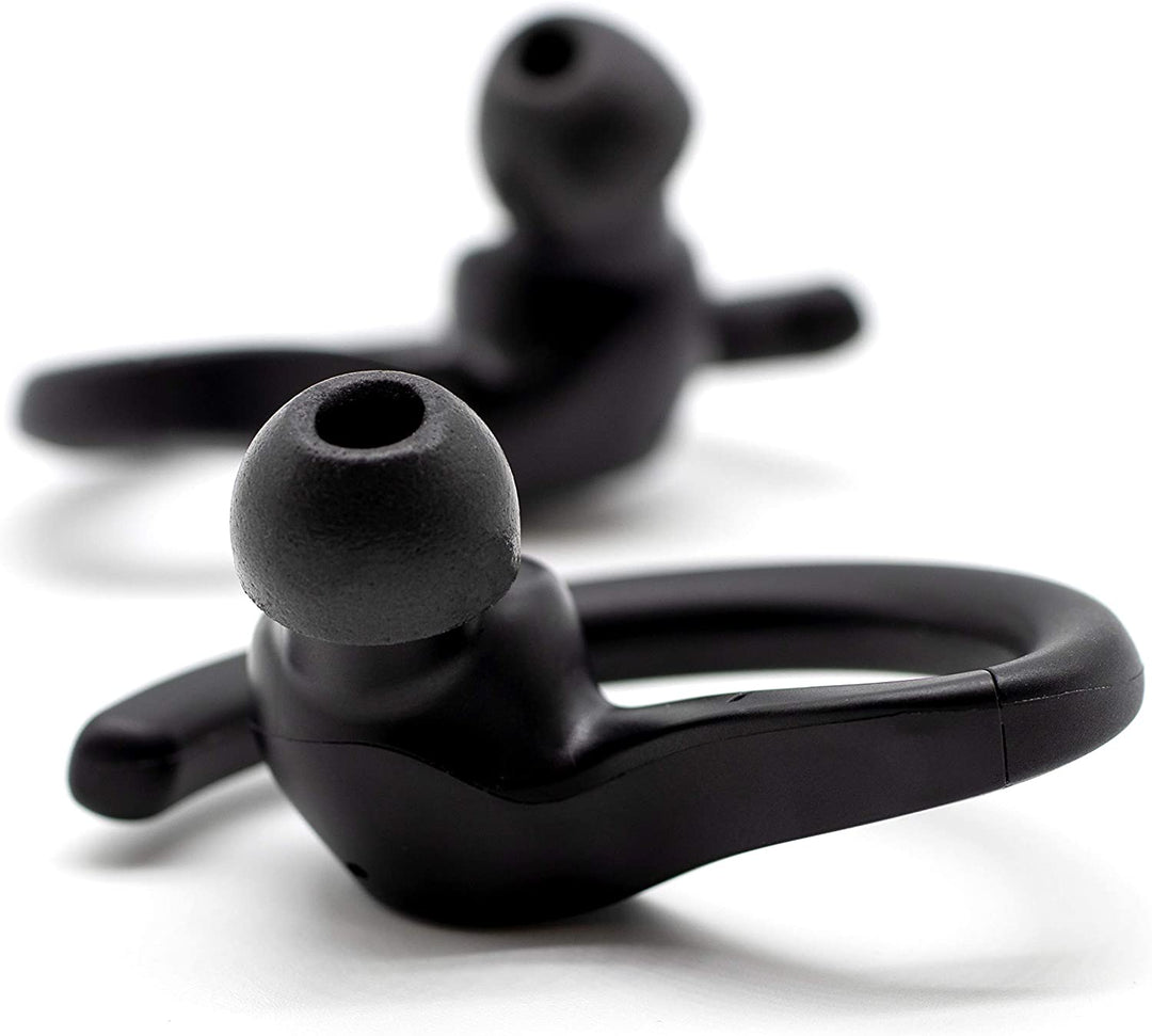 Comply Foam TW-400-C NEW TrueGrip™ Premium Ear Tips fitted on earbuds
