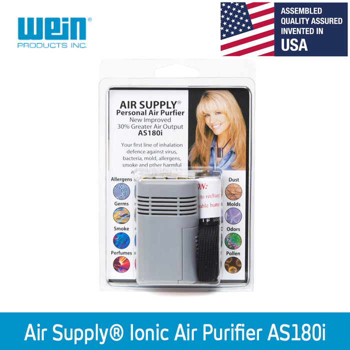 Air Supply® AS180i Personal Ionic Air Purifier [+ 1 Free CR123A Battery] - WEAREREADY.SG