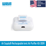 Air Supply® Rechargeable AS-300R Personal Ionic Air Purifier - WEAREREADY.SG