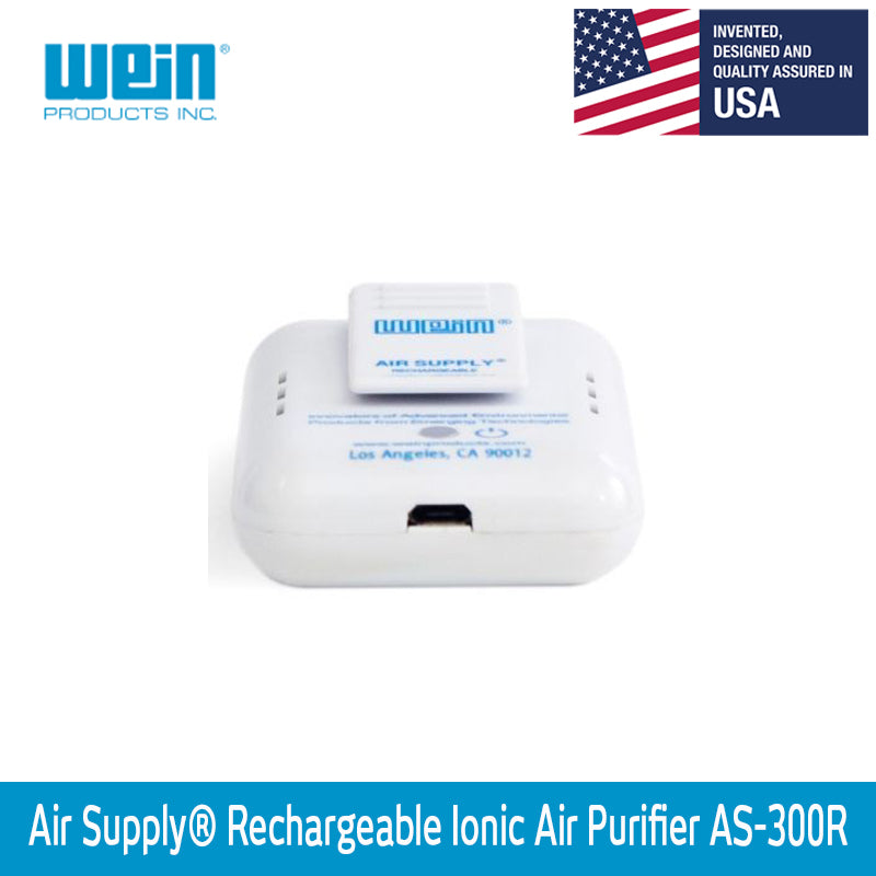 Air Supply® Rechargeable AS-300R Personal Ionic Air Purifier - WEAREREADY.SG