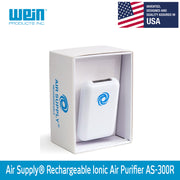 Air Supply® Rechargeable AS-300R Personal Ionic Air Purifier - WEAREREADY.SG