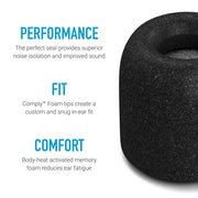 close up on the side of Comply T-200 Isolation highlighting its performance, fit and comfort