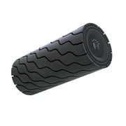 Black Therabody Wave Roller with a distinctive wave texture design.