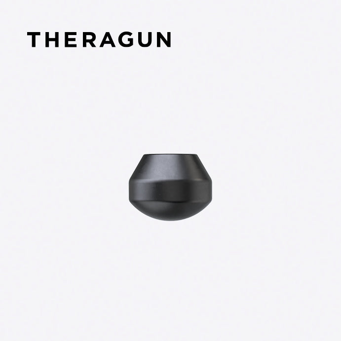Theragun dampener attachment on a white background with Theragun logo