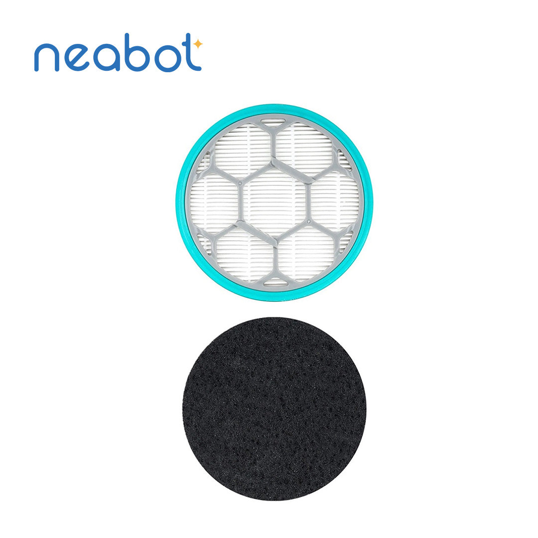 front view of Neabot P1 PRO HEPA Filter with neabot logo