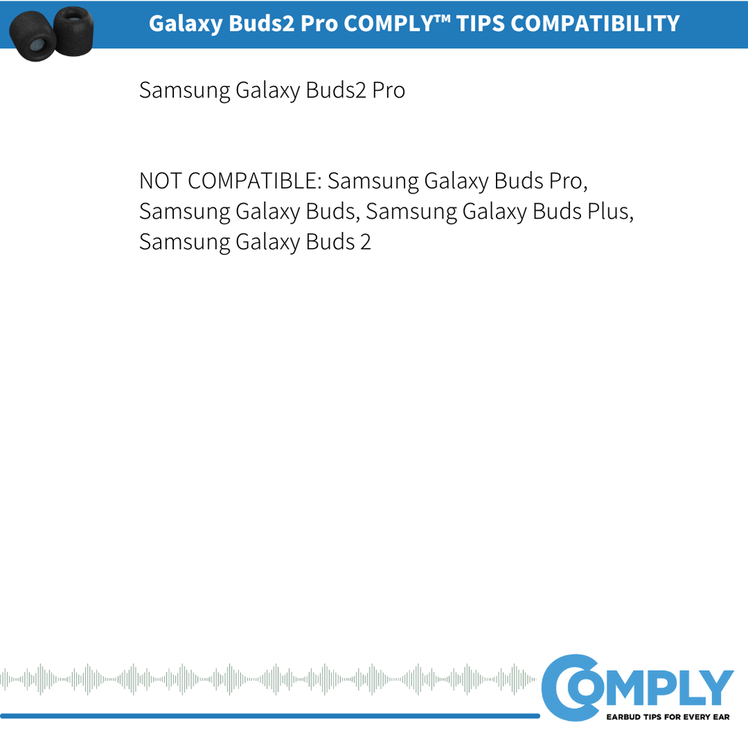 Comply TrueGrip Pro compatibility list