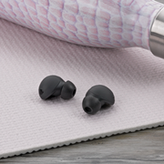 Comply TrueGrip Pro fitted on Samsung Galaxy Buds3 Pro on a mat